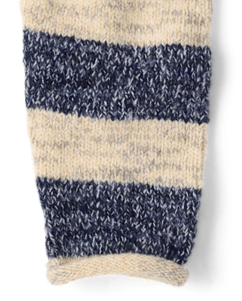 Kids Heathered Striped Sweater - First Frost