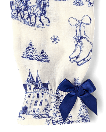 Girls Winter Toile Flannel Nightgown - Gymmies