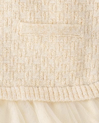 Girls Tweed Tutu Dress - Royal Christmas