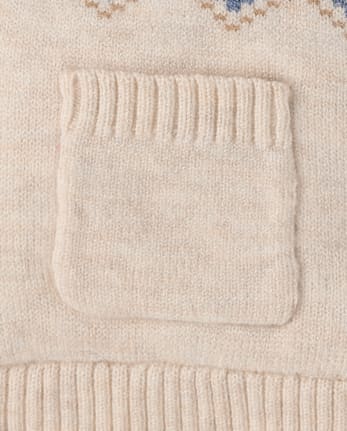 Baby Bear Fairisle Sweater 2-Piece Outfit Set - Homegrown by Gymboree