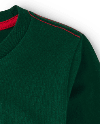 Haut de Noël brodé en chenille pour garçon - Royal Christmas