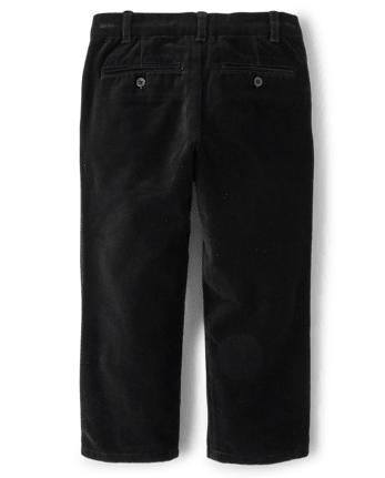 Boys Velvet Dress Pants - Royal Christmas