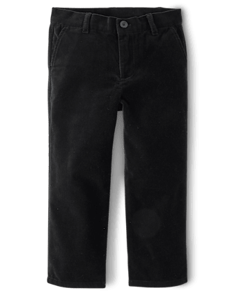 Boys Velvet Dress Pants - Royal Christmas
