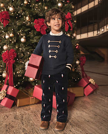 Boys Embroidered Nutcracker Corduroy Pants - New York City Ballet by GYMBOREE