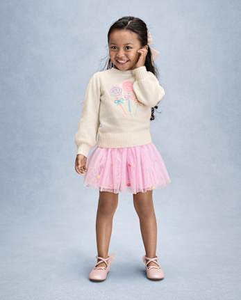 Girls Pom Pom Mesh Tutu Skirt - New York City Ballet by GYMBOREE