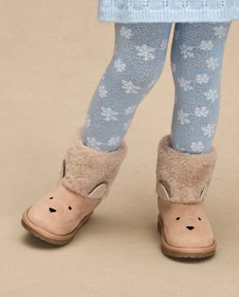 Lot de 2 collants flocons de neige pour fille - First Frost
