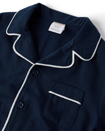 Pyjamas assortis en flanelle contrastée pour enfants - Gymmies