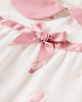 Girls Ballet Slipper Flannel Nightgown - Gymmies