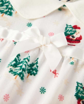 Chemise de nuit en flanelle Père Noël pour fille - Gymmies