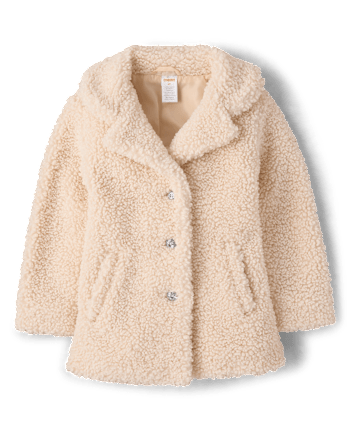 Girls Sherpa Coat - On Pointe