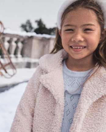 Girls Sherpa Coat - On Pointe