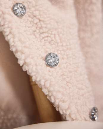 Girls Sherpa Coat - On Pointe