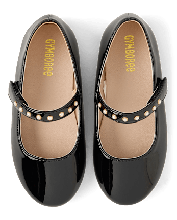 Girls Faux Pearl Ballet Flats - Petit Paris