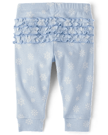 Baby Girls Snowflake Ruffle Leggings 3-Pack - Homegrown by Gymboree