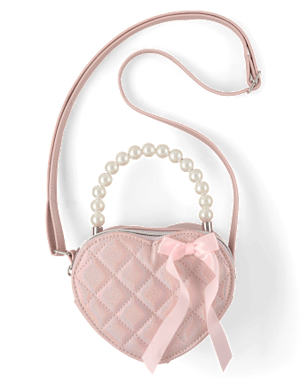 Girls Quilted Heart Bag - On Pointe