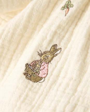 Baby Girls Peter Rabbit Flutter Gauze 2-Piece Outfit Set