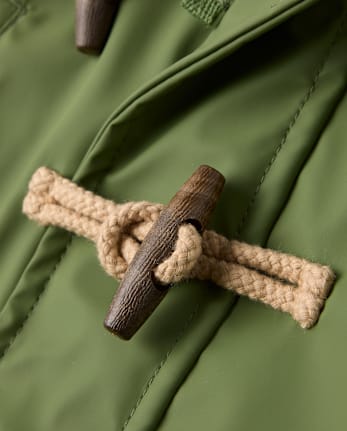 Boys Hooded Rain Jacket - Driftwood Bay