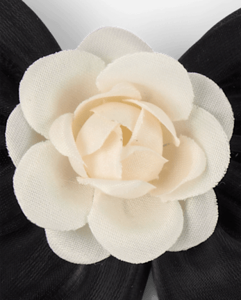 Lot de 2 pinces à cheveux à nœud et rosette pour filles - Petit Paris