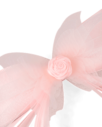 Girls Floral Bow 3-Piece Hair Set - Enchanted Garden