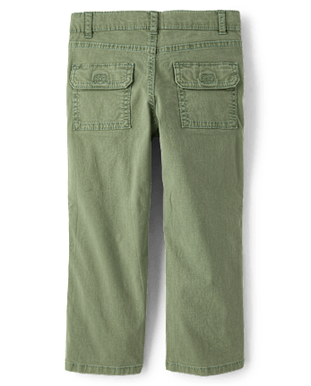 Boys Garment Dyed Cargo Pants - Coastal Edit