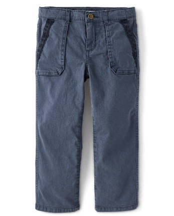 Boys Garment Dyed Cargo Pants - Driftwood Bay