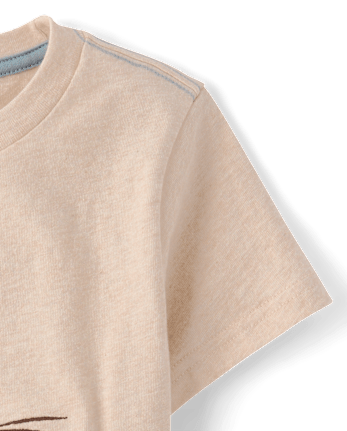 Haut brodé lapin pour garçon - Jardin enchanté