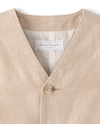 Gilet en lin mélangé pour garçon - Occasions spéciales