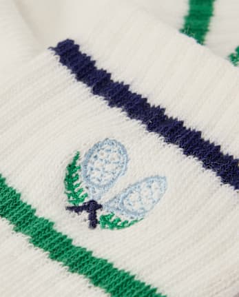 Chaussettes de tennis rayées pour garçon, lot de 3 - Club House