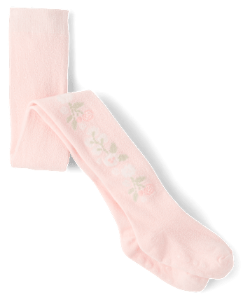 Girls Floral Tights - Enchanted Garden
