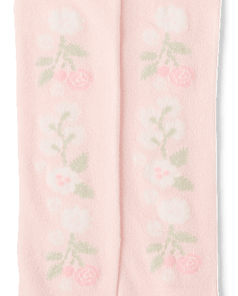 Girls Floral Tights - Enchanted Garden