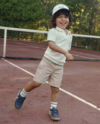 Boys Embroidered Tennis Baseball Hat - Club House