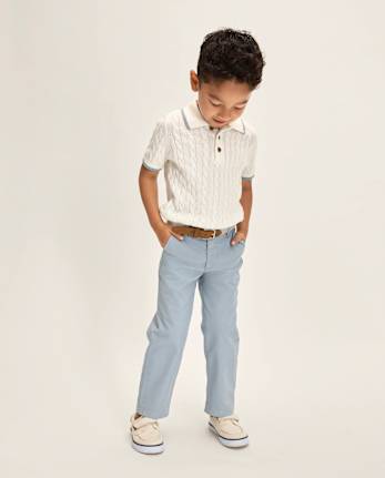 Pantalon chino garçon - Jardin enchanté