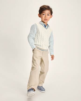 Pantalon chino garçon - Jardin enchanté