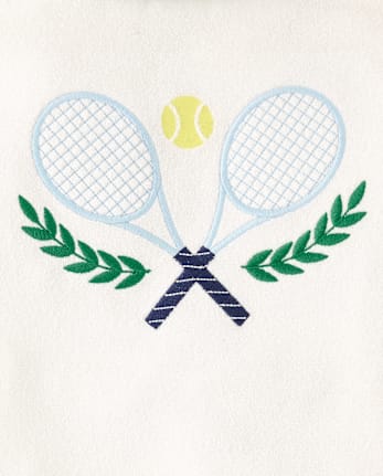 Kids Embroidered Tennis Terry Polo - Club House