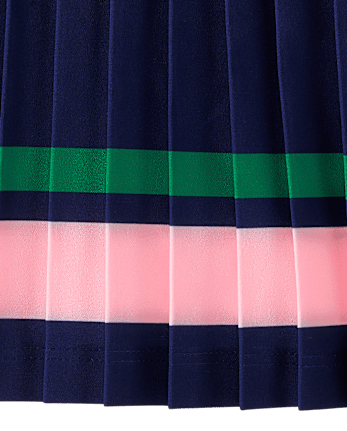 Girls Quick Dry Cross Back Pleated Active Dress - Club House