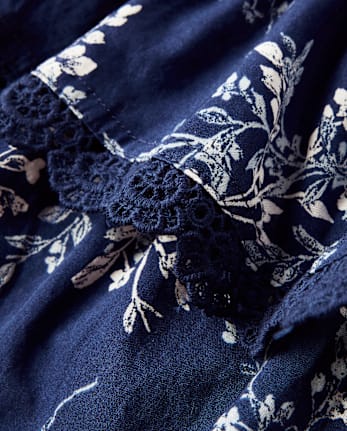 Girls Floral Tiered Skort - Driftwood Bay