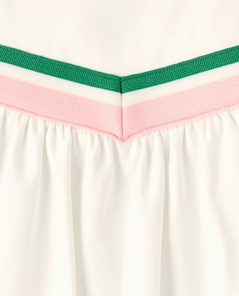 Girls Quick Dry Striped Active Bubble Dress - Club House