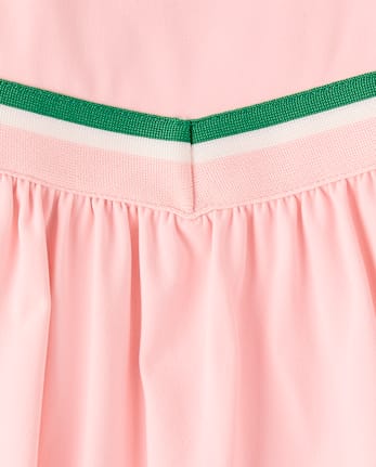 Girls Quick Dry Striped Active Bubble Dress - Club House