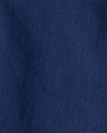 Girls Button Linen-Blend Sailor Pants - Linen Edit