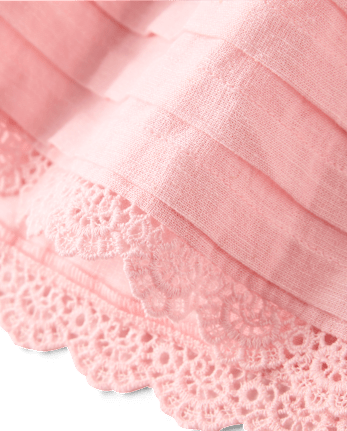 Robe à nœud papillon en lin mélangé pour filles - Collection Lin