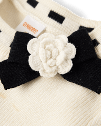 Girls Contrast Pleated Sweater Dress - Petit Paris