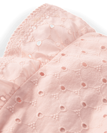 Robe à volants en œillets pour fille - Jardin enchanté