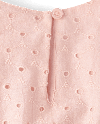 Robe à volants en œillets pour fille - Jardin enchanté