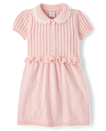 Robe pull Peter Pan brodée pour fille - Jardin enchanté