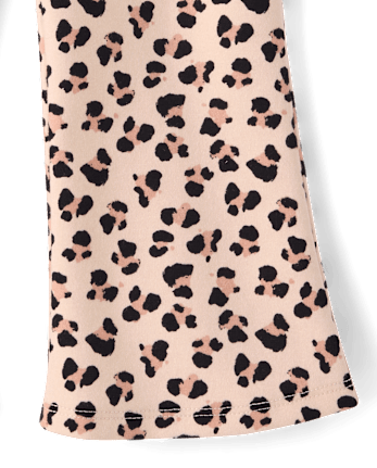 Jeggings évasés léopard pour filles - Petit Paris