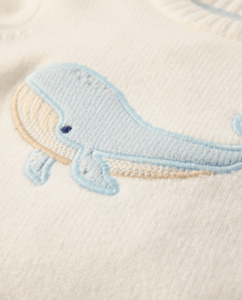 Baby Boys Applique Whale Sweater 2-Piece Outfit Set - Homegrown by Gymboree