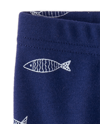 Baby Boys Fish Pants 3-Pack