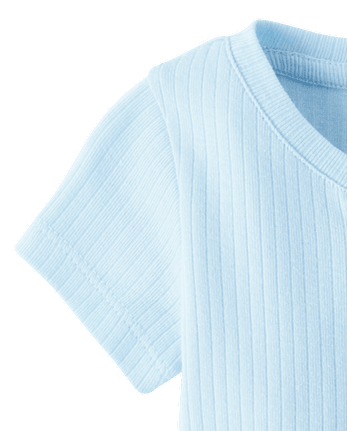 Baby Boys Marled Henley Bodysuit 3-Pack