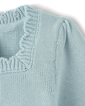 Baby Girls Crochet Floral Drop Waist Tiered Sweater Dress - Homegrown by Gymboree