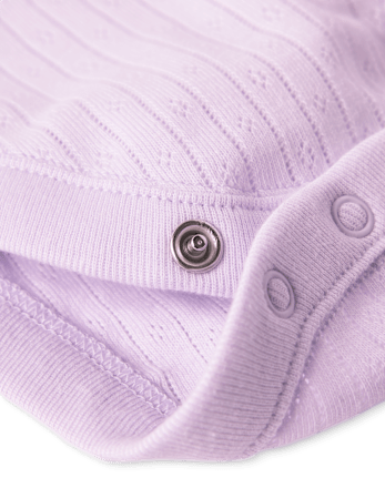 Baby Girls Pointelle Bodysuit 3-Pack - Homegrown by Gymboree